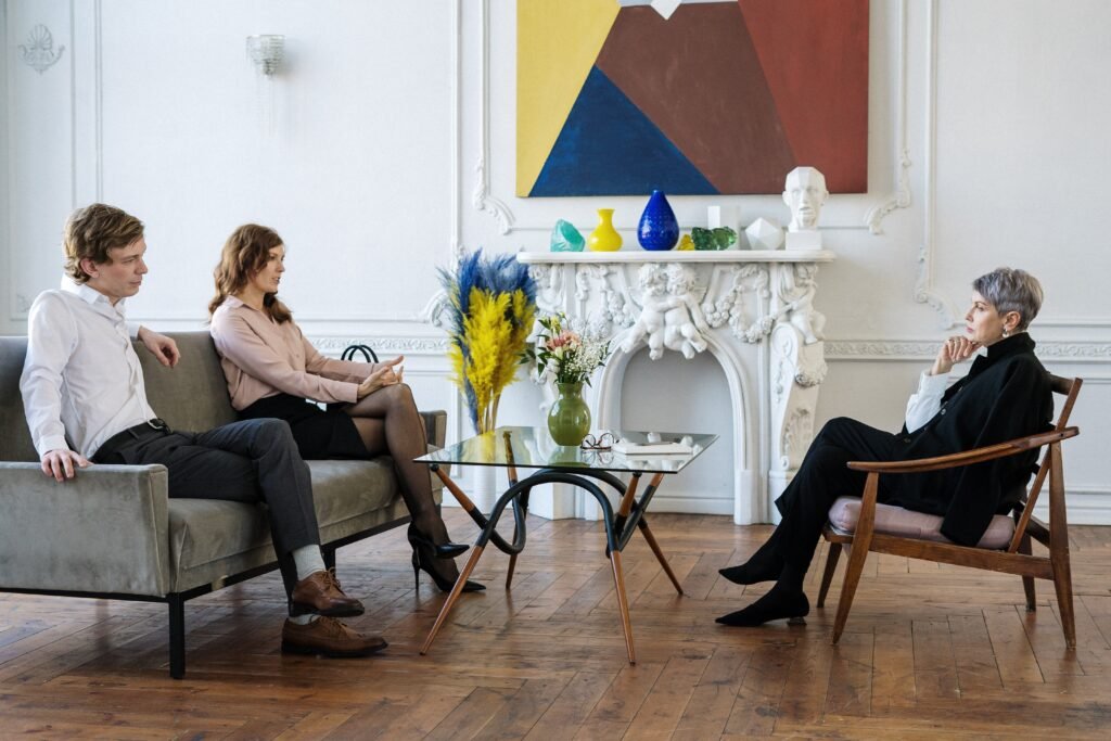 A couple engaged in Relationship Coaching to address  their authenticity in marriage.