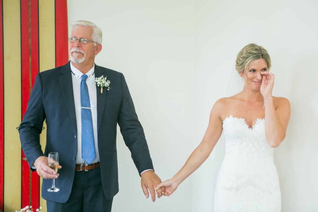 A couple on their wedding day, thinking of establishing a solid foundation of marriage